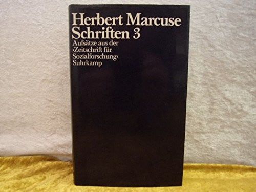 Schriften, 9 Bde. Ln, Bd.3, Aufsätze aus der 'Zeitschrift für Sozialforschung'