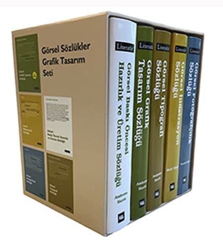 Gorsel Sozlukler Grafik Tasarim Seti - 5 Kitap Takim Kutulu