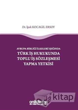 Avrupa Birliği İlkeleri Işığında Türk İş Hukukunda Toplu İş Sözleşmesi Yapma Yetkisi