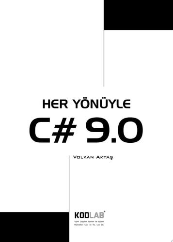 Her Yönüyle C# 9.0 Her Yönüyle