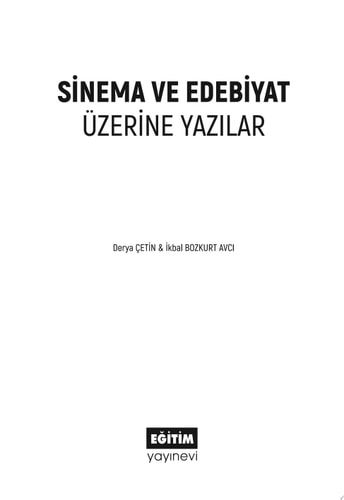 Edebiyat ve Sinema Üzerine Yazılar