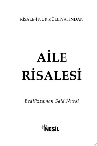 Aile Risalesi
