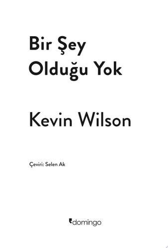 Bir Şey Olduğu Yok