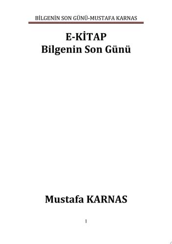 Bilgenin Son Günü