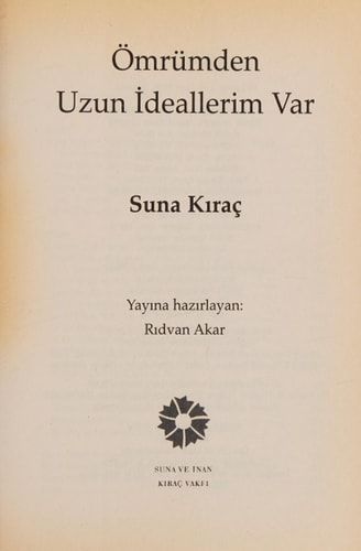 Ömrümden Uzun İdeallerim Var