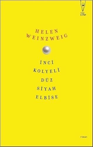 İnci Kolyeli Düz Siyah Elbise