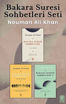 Bakara Suresi Sohbetleri Seti - Nouman Ali Khan - Timaş İnanç - 3 Kitap Set