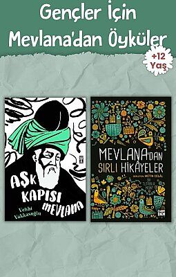Mevlana ve Mesnevi Öyküleri Okuma Seti - 12-16 Yaş Gençlik Kitapları (2 Kitap Takım)