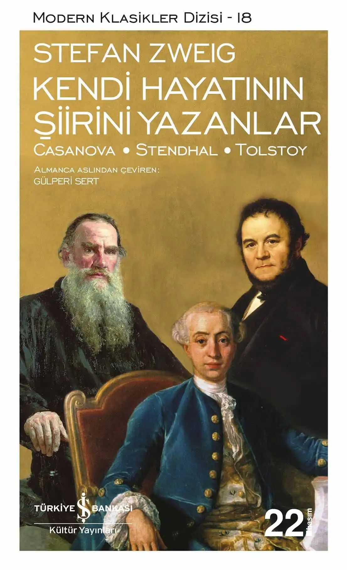 Kendi hayatının şirini yazanlar : Casanova, Stendhal, Tolstoy